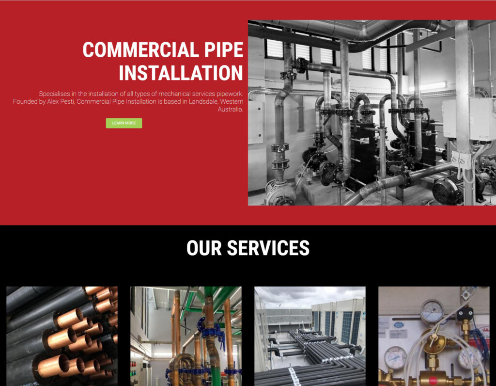 Commercial Pipe Installation